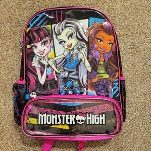 New Monster High Backpack